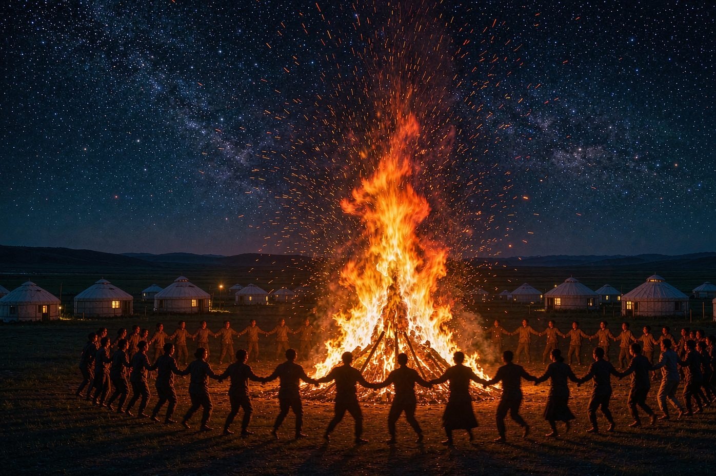 篝火晚会